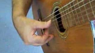 Flamenco guitar lesson  Alzapua thumb triplets [upl. by Notsruht560]