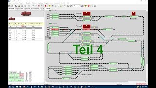 Rocrail Steuerung automatische Zug und Rangierfahrten Teil 4 [upl. by Tnomed73]