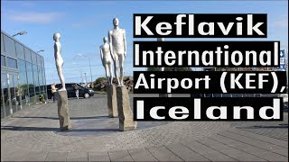 Keflavik International Airport KEF IcelandCar Rentals transportation shops and restaurants [upl. by Nreval]