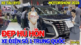 TRÀN VÀO SÀI GÒN  XE TÀU BYD SỐ 1 TRUNG QUỐC quotSIÊU ĐẸPquot amp GIÁ BÁN HẾT HỒN  VIỆT NAM MOTORSHOW 2024 [upl. by Jovitta801]