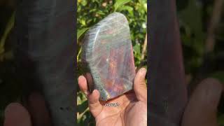 Do you like these rainbow colored shinylaboradorite crystalcarvings crystals spectrolite [upl. by Rania]