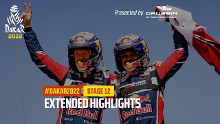 Extended highlights of the day presented by Gaussin  Stage 12  Dakar2022 [upl. by Nahgem261]