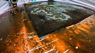 Satisfying Carpet Cleaning ASMR  Terribly Dirty Rug Cleaning [upl. by Havot]