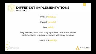 Blockchain Development Lecture 4 Web3 [upl. by Sonnie]