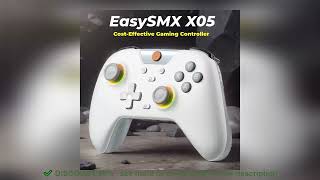 ✔️EasySMX X05 Wireless Gamepad Controller with Bluetooth Dongle Wired [upl. by Sirenay]