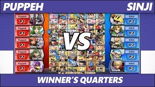 Pound 2019 SSBU  Puppeh VS DA Sinji  Squad Strike WQuarters [upl. by Ajnotal]