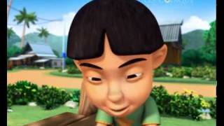 Upin Ipin S5  Terbang Tinggi  tinggi Bhg 1 English Subtitle  YouTubeflv [upl. by Enirehs739]