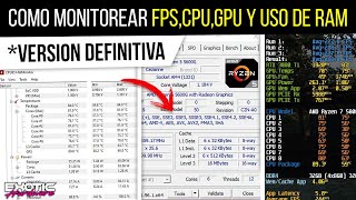 COMO MONITOREAR FPSCPUGPU Y USO DE RAM CON MSI AFTERBURNER HW MONITOR CPU Z 😱 2024 [upl. by Enimaj]