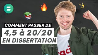 Comment faire une Dissertation et passer de 45 à 2020 📈 [upl. by Anairdna]