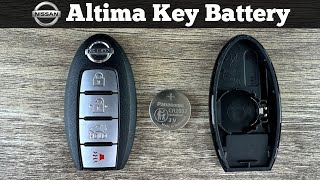 2013  2015 Nissan Altima Key Fob Battery Replacement  How To DIY Change Replace Remote Batteries [upl. by Rosdniw]