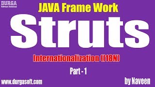 java struts tutorialInternationalizationI18NPart  1 by Naveen [upl. by Elfrida]