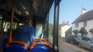 Stagecoach South 36055  GX58 GLV  ADL Enviro 200 Dart 4  Route 1 [upl. by Ycnej146]