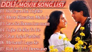 DDLJ movie all song Shahrukh and Kajol special [upl. by Enitsuga]