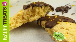 Low Carb Jaffa Cookies LCHF Sugar Free  Natvias Healthy Treats [upl. by Ariela]