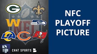 NFC Playoff Picture Schedule Bracket Matchups Dates And Times For 2021 NFL Playoffs [upl. by Hess]