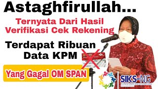 Sangat Disayangkan  Hasil Verifikasi Cek Rekening KPM BPNT Tahap 3 Mei Juni Banyak Gagal OM SPAN [upl. by Renato]