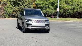 Aruba Gold L405 Range Rover with 2023 DRL headlight upgrade facelift [upl. by Aynuat]