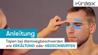 Tapen bei Atemwegsbeschwerden  Kintex® Anleitung zum Kinesiologie Tapen [upl. by Norrab271]