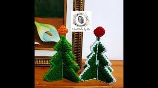 Proyecto 10 árbol de navidad en Canva Plástica [upl. by Refiffej518]