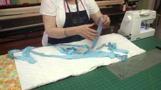 How To Bind a Quilt on a Sewing Machine with Jenny Doan of Missouri Star Instructional Video [upl. by Norym]