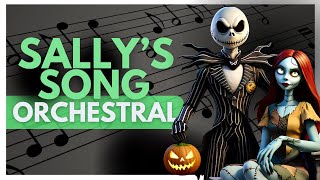 quotSallys Songquot from Nightmare Before Christmas I Halloween Edition [upl. by Zeugirdor152]