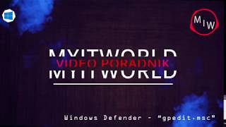 Windows 10 Defender  gpedit msc [upl. by Saucy]