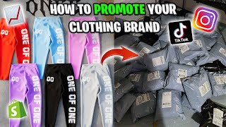 HOW TO PROMOTE YOUR CLOTHING BRAND IN 2024  TIPS  TRICKS  MORE [upl. by Einnalem340]