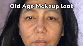 Old age Makeup Look  spell anne [upl. by Yelnats654]