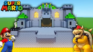 Minecraft Tutorial How To Make Bowsers Castle quotThe Super Mario Bros Moviequot [upl. by Aznarepse490]