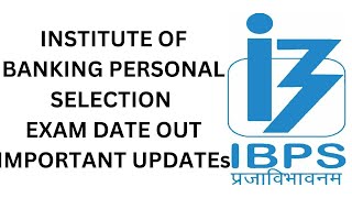 IBPS ALL BANK EXAM DATE OUT🔥🔥🔥 📢📢📢2024 [upl. by Hermon379]