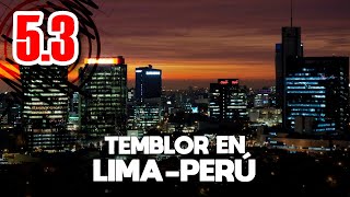 ¡Nuevamente Temblor de 53 Grados golpea a Lima Perú [upl. by Itram]