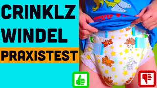 CRINKLZ WINDELN IM PRAXISTEST 3 Unpacking Saugleistung Komfort Wie gut ist die bunte Crinklz [upl. by Avla]