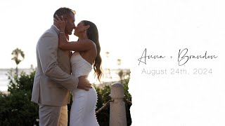 Anna  Brandon Wedding Highlight [upl. by Ahsatak22]