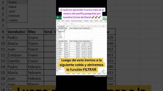 Filtro automático en excel con fórmulas excelyfinanzas formulasenexcel tips excelavanzado [upl. by Ocnarfnaig]