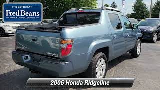 Used 2006 Honda Ridgeline RTL with MOONROOF amp NAVI West Chester PA W20756E [upl. by Cantlon]