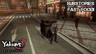 Yakuza 5 Remastered  Kiryu Substories  Fast Food [upl. by Erhart]