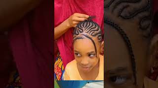 Nicely done natural hairstyle braids hairstyle [upl. by Shifra201]