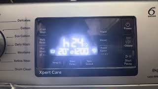 Whirlpool Front Loading Washing Machine 8Kg 1400 rpm XO8014BYS  Control Panel Issues [upl. by Ronica203]