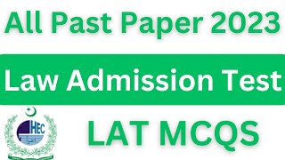 Preparing for the LAT Test  Law Admission Test 2024 Preparation  All Questions Past Paper 2023 [upl. by Henriques]