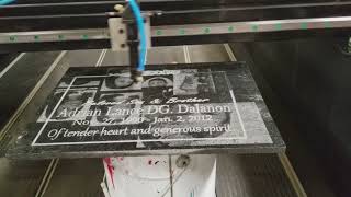 STYLECNC Stone engraving CNC machine with laser head 21 [upl. by Aiekan]