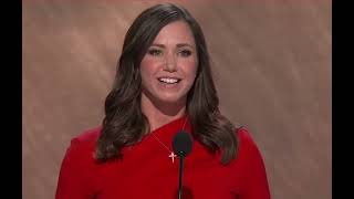 Katie Britt delivers a speech on the first night of the Republican National Convention [upl. by Olsen]