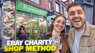 Reselling charity shop items on eBay side hustle 2023 [upl. by Nylime]