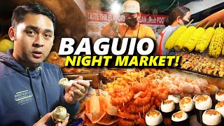 BAGUIOs Most Extreme Night Market CRAZIEST Street Food of Baguio at NIGHT [upl. by Eirellam]