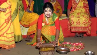 হলুদ বাটো মেন্দি বাটো বাটো ফুলের মৌ  Bangladeshi Village Wedding  Biyer Gaan  গ্রামের বিয়ে [upl. by Heddi]