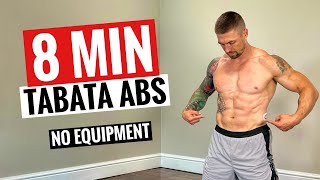 8 Minute TABATA Abs  Follow Along Routine [upl. by Davison]