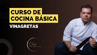 17 Curso de cocina básica Salsas Madre y Emulsiones Vinagreta y resultados de salsas [upl. by Aleafar]