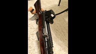 MagWedge Picatinny rail full installTula SKS sks shooting gun magwedge fortheboys [upl. by Lyrehs249]