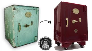 1930s Antique Sentry Safe Restoration  Perfect Restoration [upl. by Seldun]