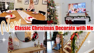 NEW CLASSIC CHRISTMAS DECORATE WITH ME 2024 TIFFANI BEASTON HOMEMAKING [upl. by Curtice]