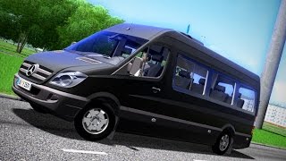 City Car Driving 153 MercedesBenz Sprinter Logitech G27 1080p60fps [upl. by Nwahsyar]